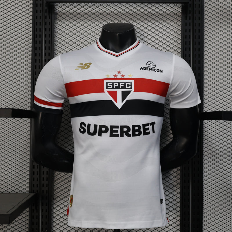 Camisa São Paulo Home 25/26 Jogador - Branca
