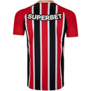 Camisa São Paulo Away 25/26 - Vermelha e Preta