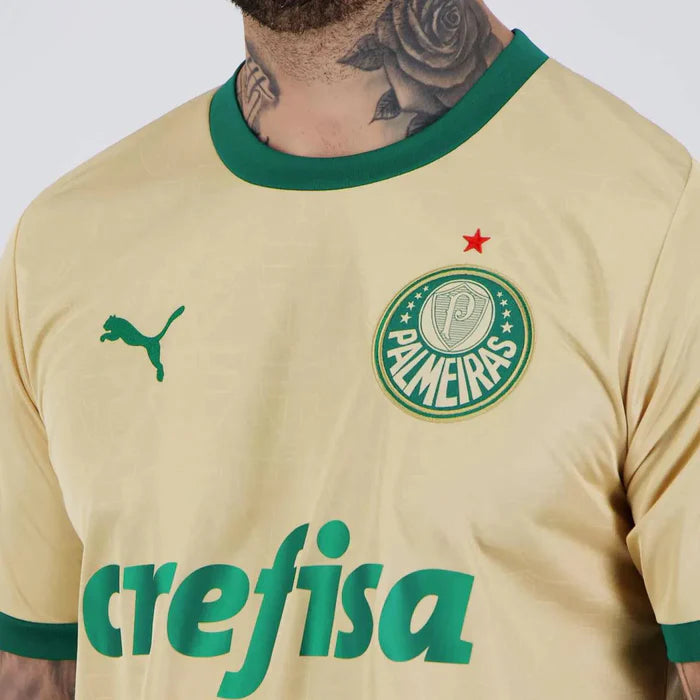 Camisa do Palmeiras 24-25 III Dourada